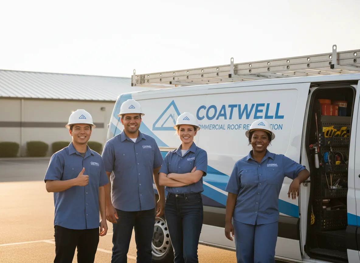 Commercial roof coating company in Davis, NC